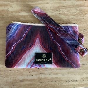 Kuiperly Bag Co.  Cloth wristlet wallet clutch